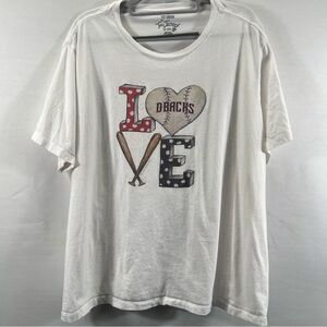Tiny Turnip Arizona Diamondbacks Baseball Love Graphic Tee 0811